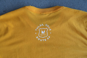 Mother Road Market Logo T-shirt, Yellow